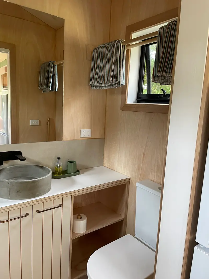 The Hideaway bathroom vanity